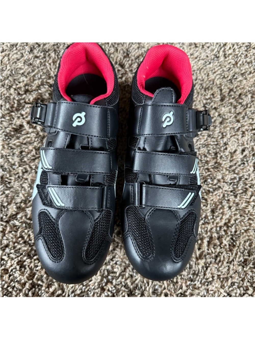 Peloton Black Cycling Shoes